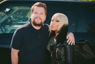 Nicki Minaj Goes British With It On “Carpool Karaoke” With James Corden