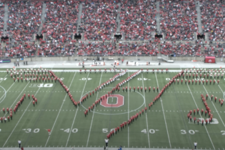 Ohio State University Honors Van Halen During Spring Game Halftime Performance