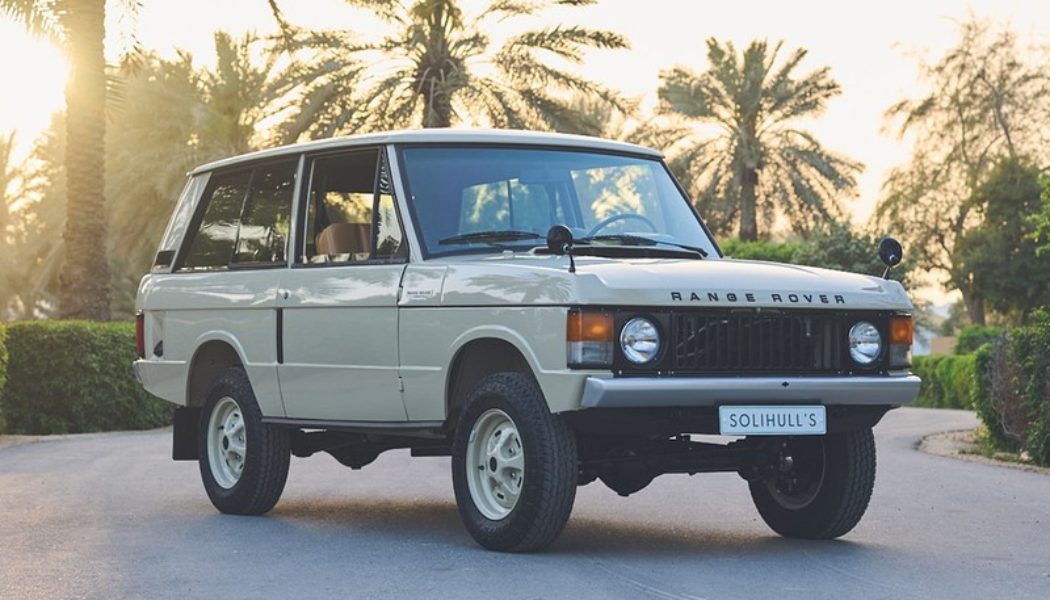 Rare and Pristine Series 1 Range Rover Tuned by Franz Albert Comes up for Sale