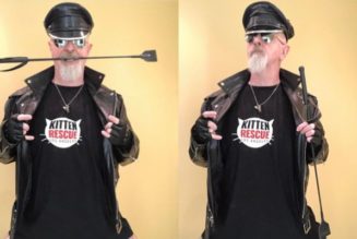 ROB HALFORD Names New Litter Of Kittens For KITTEN RESCUE, Donates Personal Collection Of Autographed Cat T-Shirts