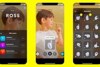 Snapchat has a new lens to help you learn the American Sign Language alphabet
