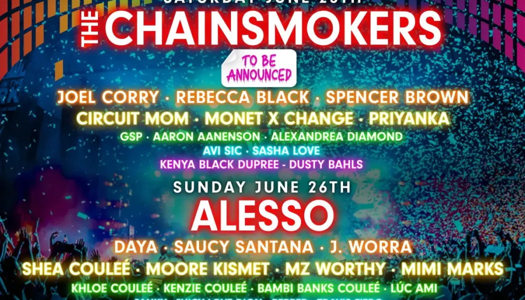 The Chainsmokers, Alesso, Moore Kismet, More to Perform at Pride In The Park Chicago