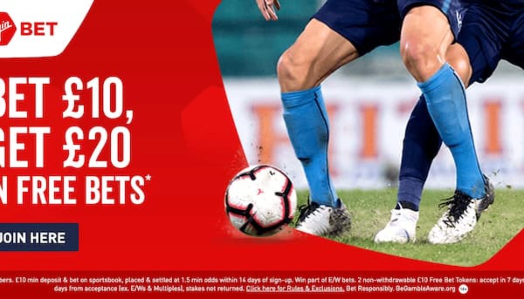 Virgin Bet Liverpool vs Manchester United Betting Offers | £20 Premier League Free Bet