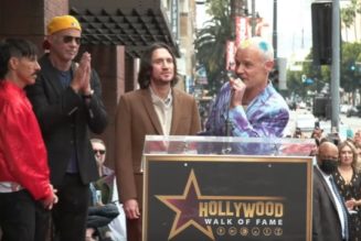 Watch: RED HOT CHILI PEPPERS Honored With Star On Hollywood Walk Of Fame