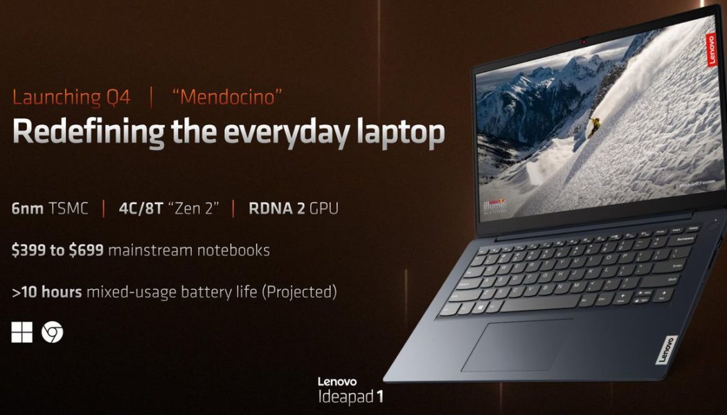 AMD believes it can build a better cheap laptop with 10 hours of battery