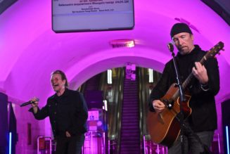 Bono and the Edge Play an Acoustic Set in a Kyiv Bomb Shelter