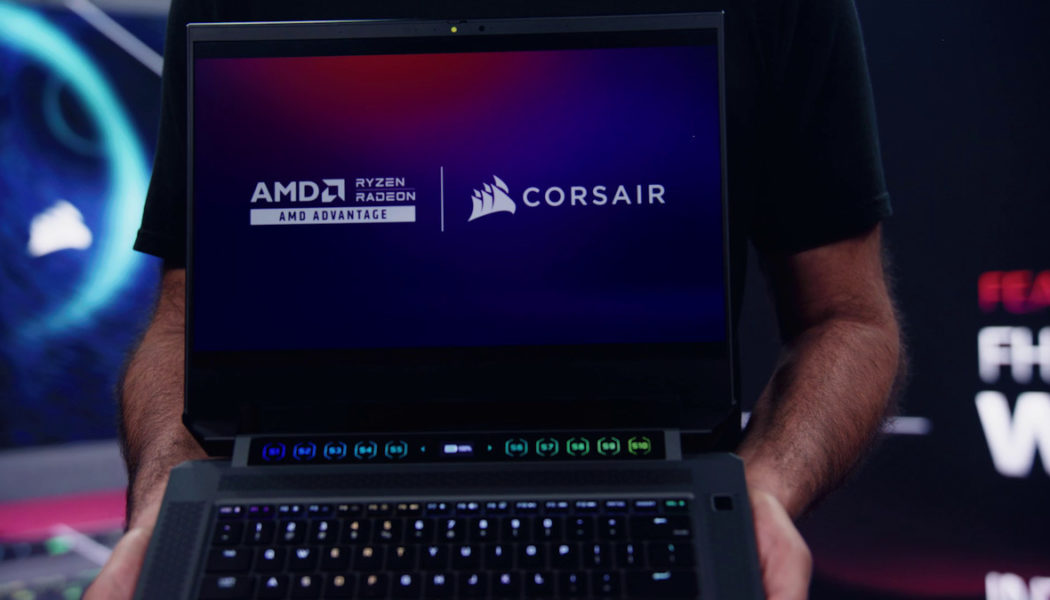 Corsair’s first-ever gaming laptop has a touch bar