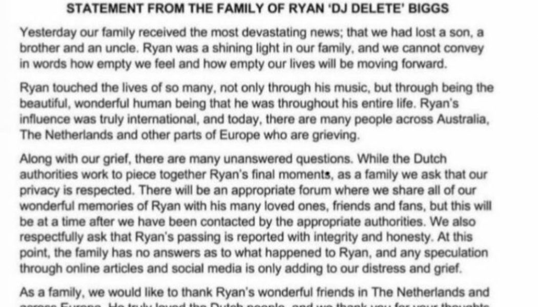 Delete, Renowned Hard Dance Artist, Found Dead at 30