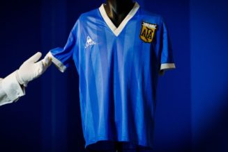 Diego Maradona’s “Hand of God” Jersey Sells for $9.28 Million USD