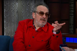 Elvis Costello Recalls Meeting Gregory Peck In a Game of “The Colbert Questionert”: Watch