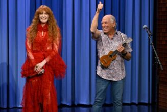 Florence and the Machine Performs, Chats, Sings “Margaritaville” With Jimmy Buffett on Fallon: Watch