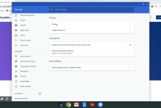 How to print from a Chromebook