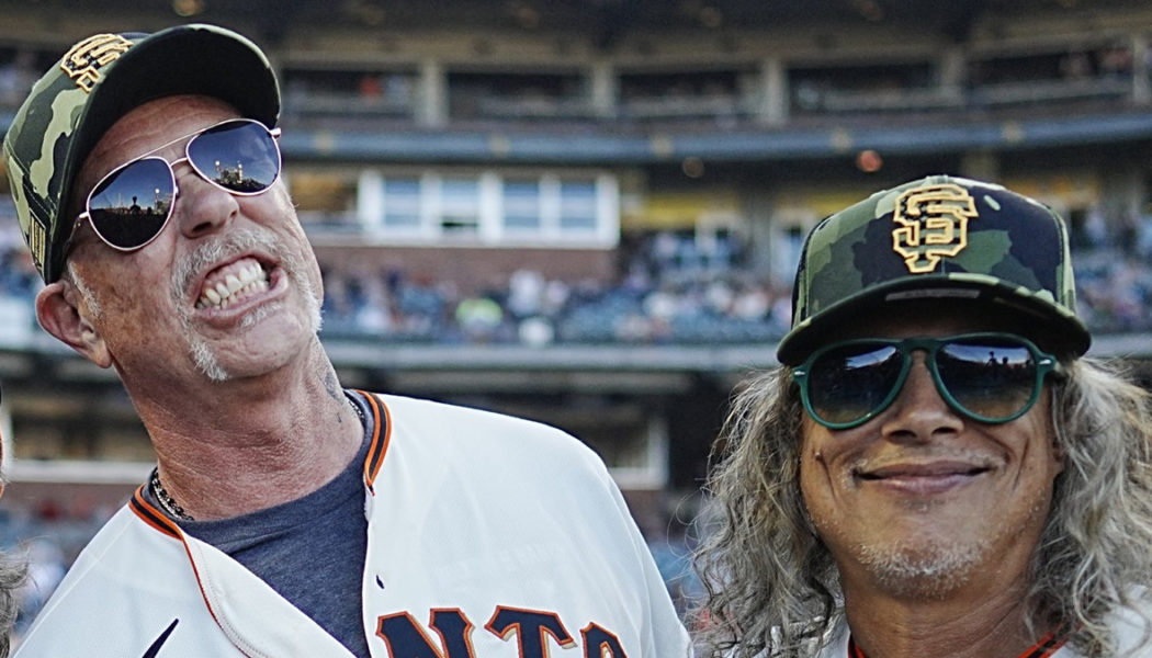 James Hetfield and Kirk Hammett Perform National Anthem at S.F. Giants Game on 8th Annual “Metallica Night”: Watch