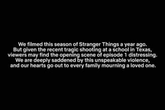 Netflix adds content warning to Stranger Things season 4 premiere after Texas school shooting