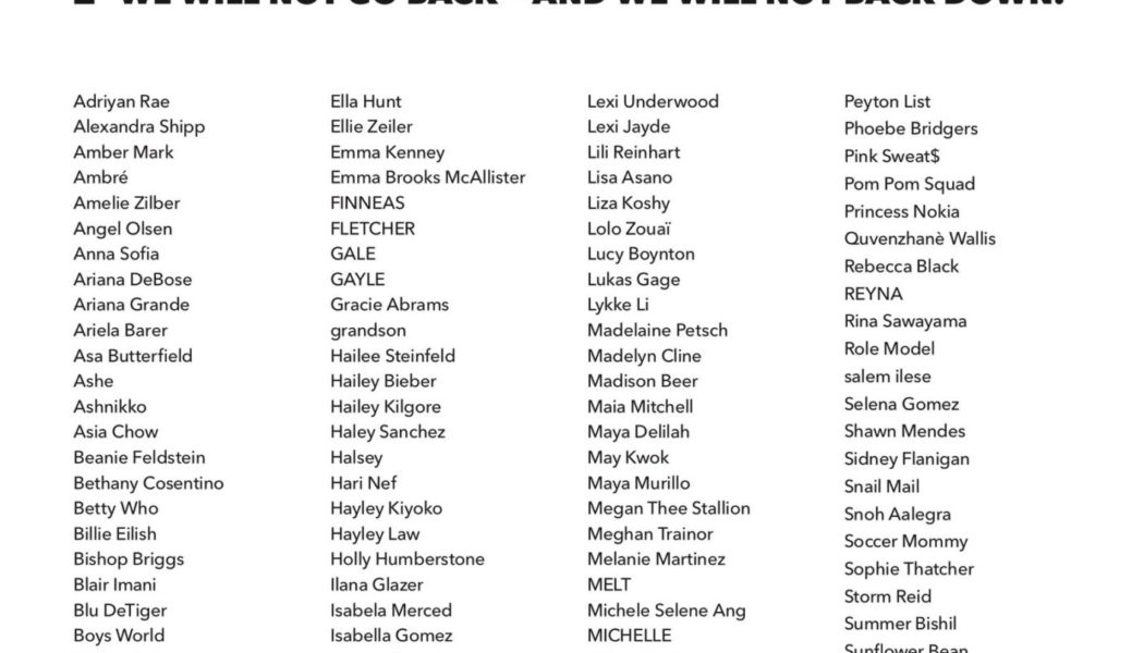 Phoebe Bridgers, Megan Thee Stallion, Angel Olsen, and More Denounce Supreme Court’s Plan to Overturn Roe v. Wade