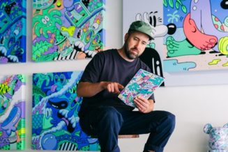 Steven Harrington’s Technicolor World Bleeds Off the Canvas