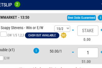 Tom Segal Pricewise Horse Racing Tips On Sunday 1st May