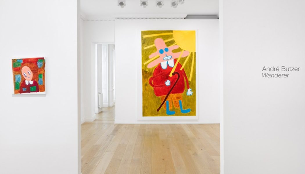 André Butzer Revisits His Wanderer Alter Ego in New Exhibition