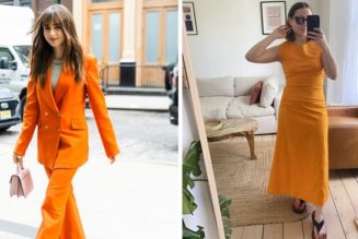 Aperol Spritz Dressing Is Having a Moment—Here’s How to Wear This Colour