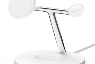 Belkin’s MagSafe charging stand can now fast charge the Apple Watch Series 7