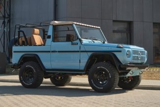 EMC Pours 1,400 Hours of Work Into Its Latest Gulf Blue 1991 G-Wagon Resto-Mod