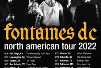Fontaines D.C. Announce Fall 2022 US Tour, Share “Roman Holiday” Video: Watch