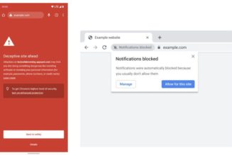 Google Chrome’s on-device machine learning blocks notification requests and could adjust your browser buttons
