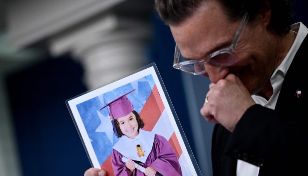 Matthew McConaughey Gives Emotional Plea for “Gun Responsibility” from White House Briefing Room