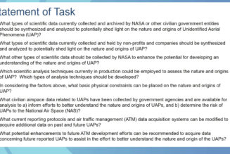 NASA is putting together a research team to study UFOs