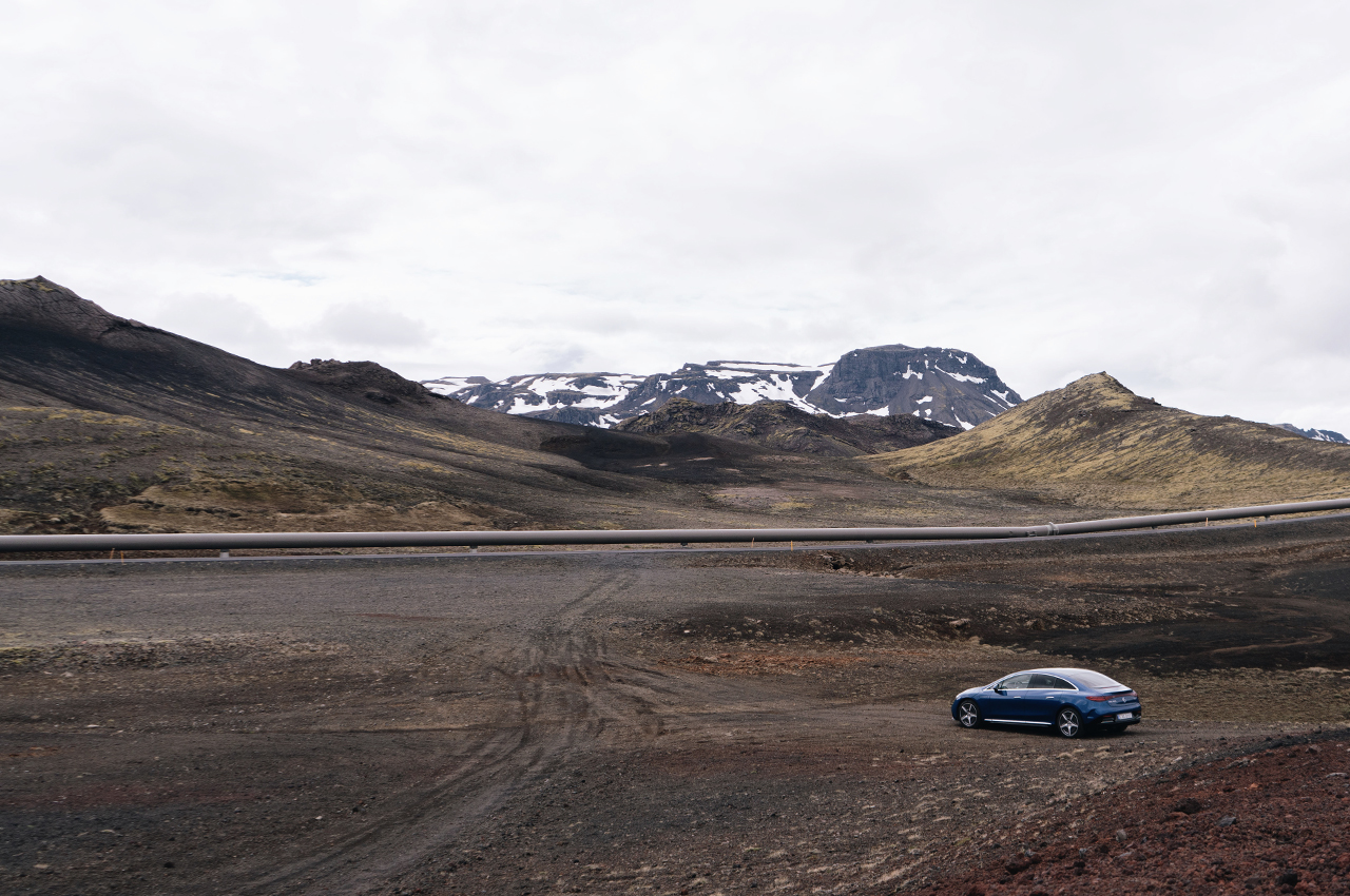 Mercedes-Benz EQE Open Road Test Drive Iceland Drive Trip 2022 EV Electric Car AMG HYPEBEAST Hyperscreen