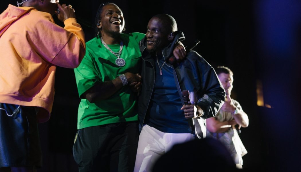 Pharrell Brings Clipse, Justin Timberlake to the Stage at Something in the Water Festival