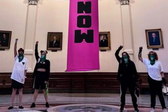 Pussy Riot Demand Abortion Rights at Texas State Capitol Demonstration