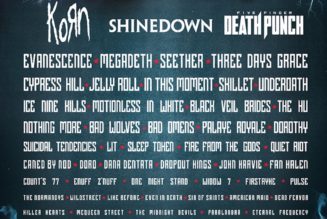 Rocklahoma Festival 2022 Lineup: Korn, Shinedown, FFDP, Evanescence, Megadeth, and More