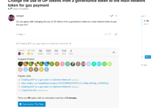 Vitalik shows support for Optimism’s governance structure and OP gas proposal