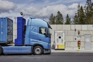 Volvo’s commercial truck group is testing out hydrogen fuel cell semis