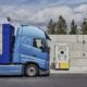 Volvo’s commercial truck group is testing out hydrogen fuel cell semis