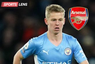 Arsenal Turn Attention to Man City’s Oleksandr Zinchenko After Missing Out on Lisandro Martinez