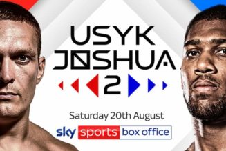 Boxing Fans Left Fuming With Increased Usyk vs Joshua 2 PPV Price