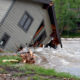 Floodwaters wash away houses in Yellowstone
