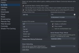 How to use Steam’s FPS counter