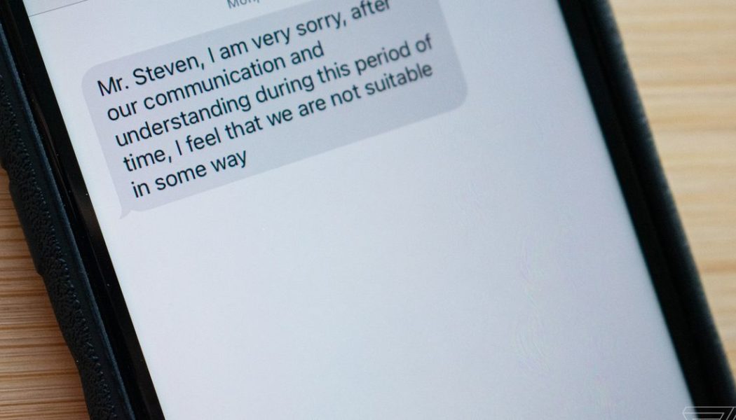 I’ve been getting tons of ‘wrong number’ spam texts, and I don’t hate it?