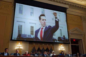 Josh Hawley Caught On Video Fleeing From Same Jan. 6 Rioters He Caped For