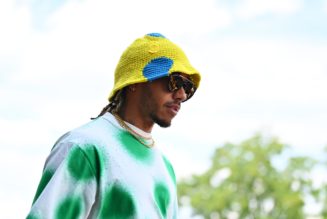 Lewis Hamilton Drives Fashion Forward With a Bright, Statement Look