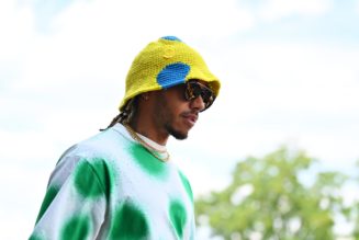 Lewis Hamilton Drives Fashion Forward With a Bright, Statement Look