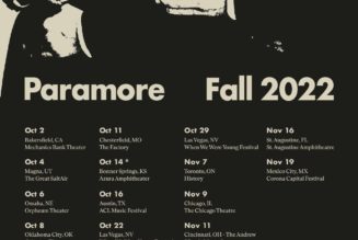 Paramore Announce Fall 2022 North American Tour