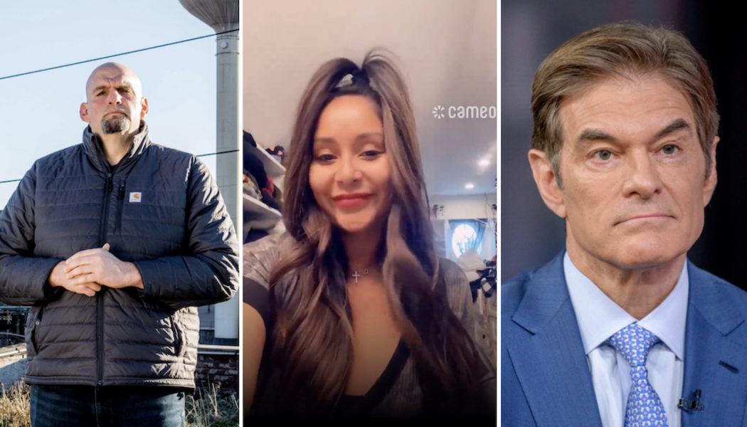 Senate Candidate John Fetterman Hires Snooki to Troll Opponent Dr. Oz: “Jersey Will Not Forget You”