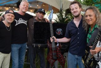 ‘Stranger Things’ Star Joseph Quinn Meets Metallica, Jams “Master of Puppets”