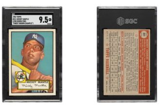 This 1952 Topps Mickey Mantle Could Potentially Sell for $10 Million USD