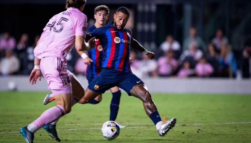 WATCH: Tottenham Target Memphis Depay’s Fleet-Footed Finish in Miami