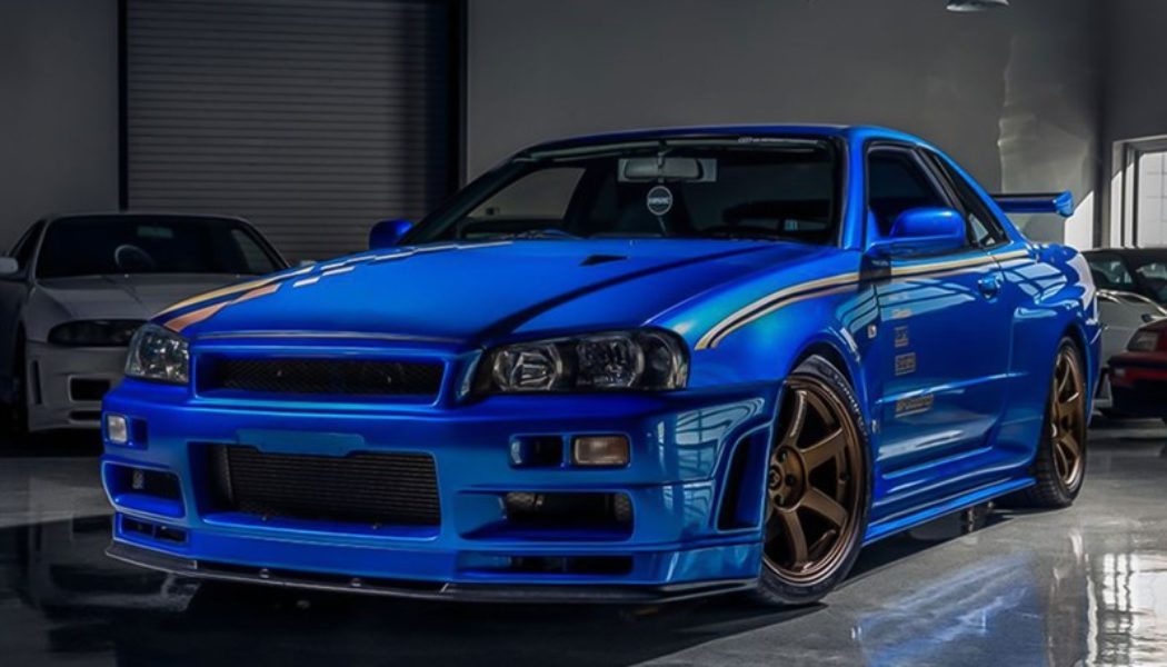 2001 Nissan Skyline R34 V-Spec II Driven by Paul Walker Up for Auction